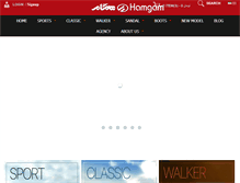 Tablet Screenshot of hamgamshoes.com